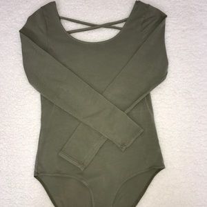 Olive Green Bodysuit